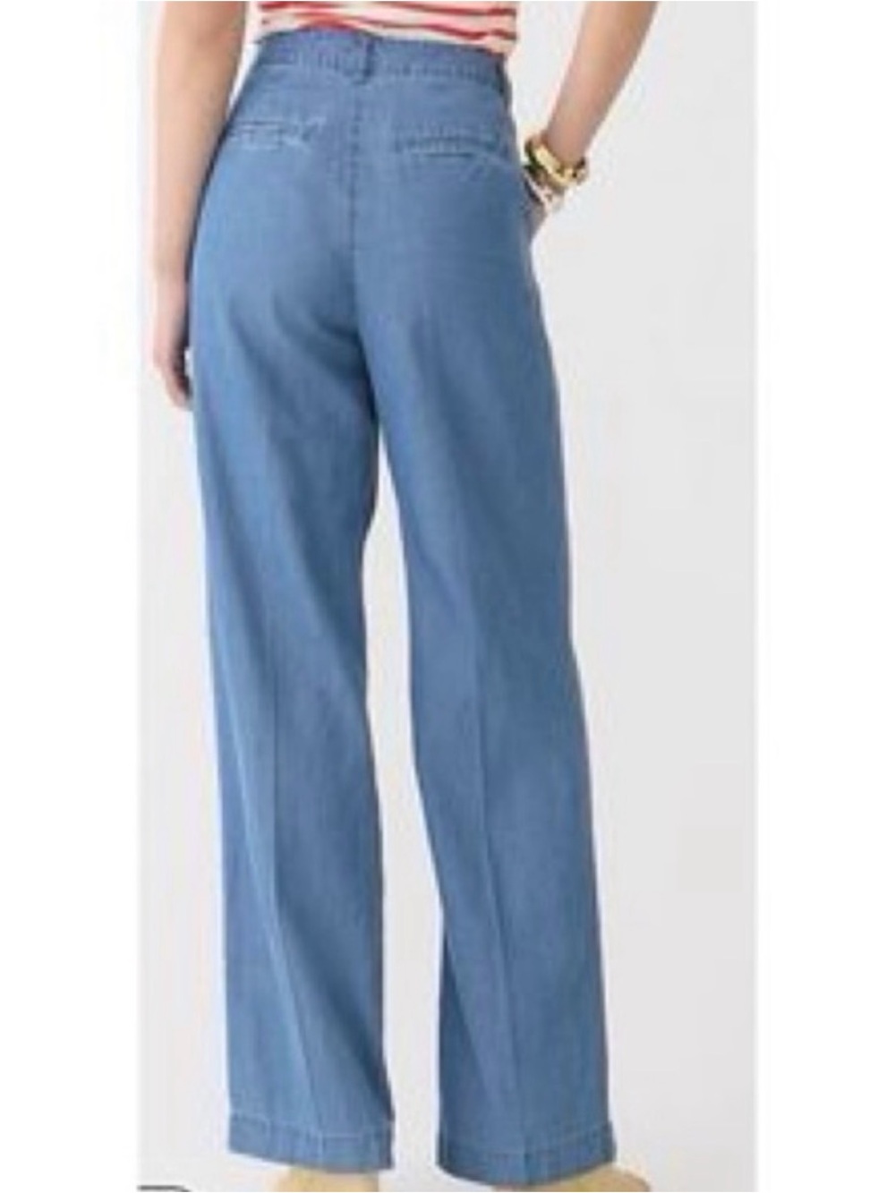 J.Crew Capeside pant in lightweight chambray - Picture 3 of 7